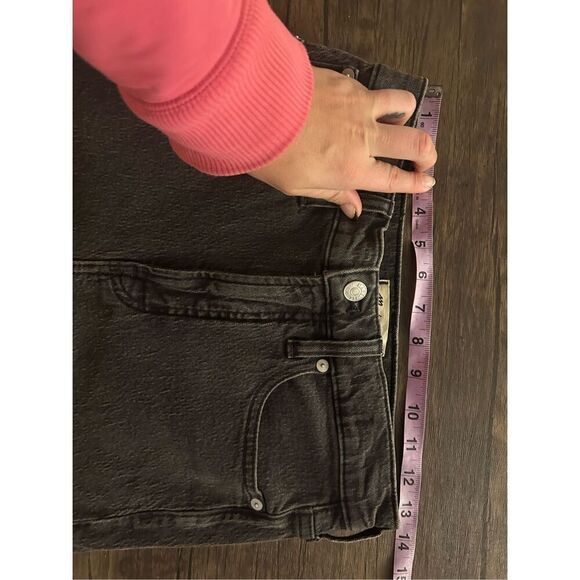 Madewell The Perfect Vintage Jean Size 25 Charcoal Gray Classic Timeless Minimal - Picture 9 of 11